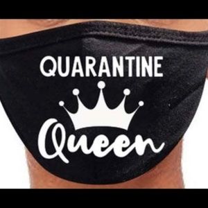 "Quarantine Queen" Washable Reusable Face Mask‎